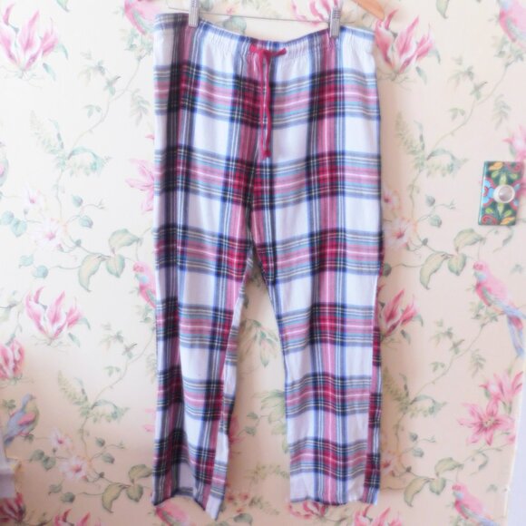 🦔🐾 Varsity Plaid Drawstring Lounge Pants🦔🐾 - Picture 1 of 11